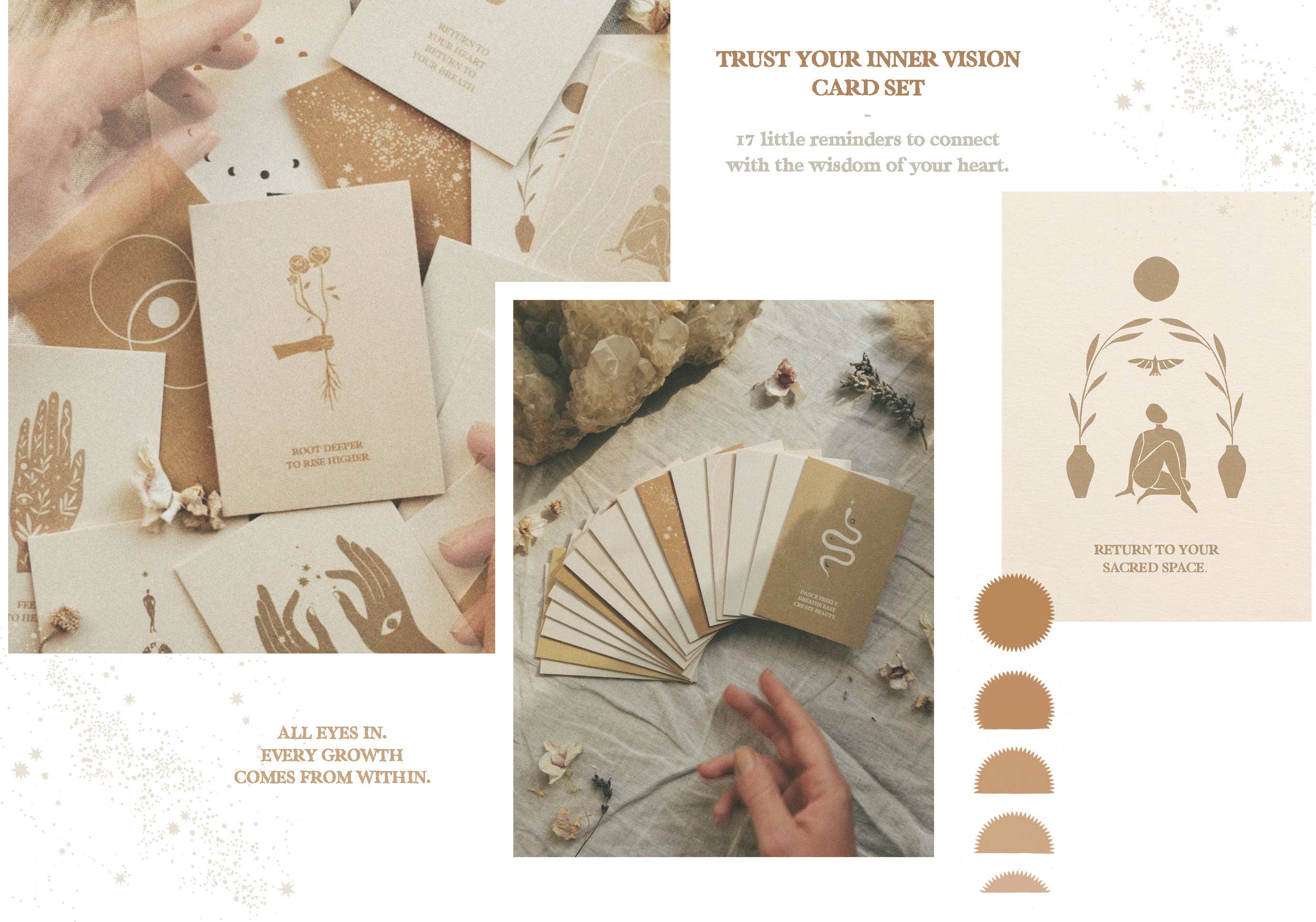 Anna Cosma - Wholesale Tarotkaarten - Vertrouw op je innerlijke visie - set van 17 affirmatiekaarten1