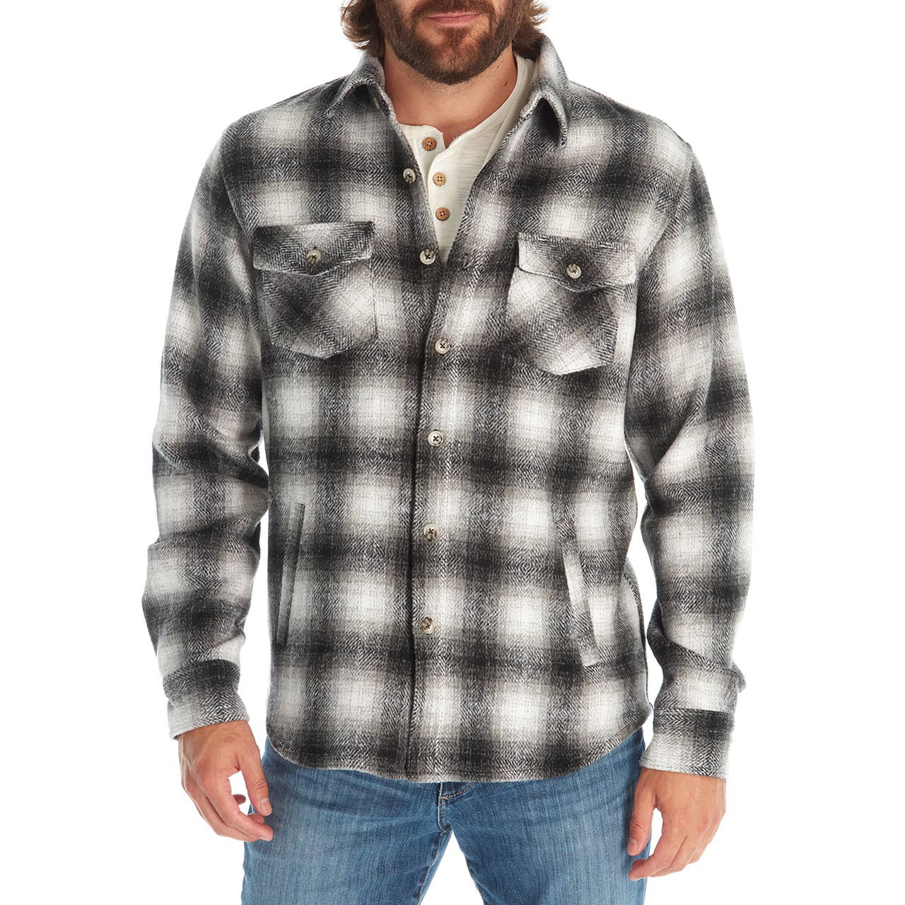 PX - Wholesale Shirt Jacket/Shacket - Men's - Garrett Plaid Shacket5