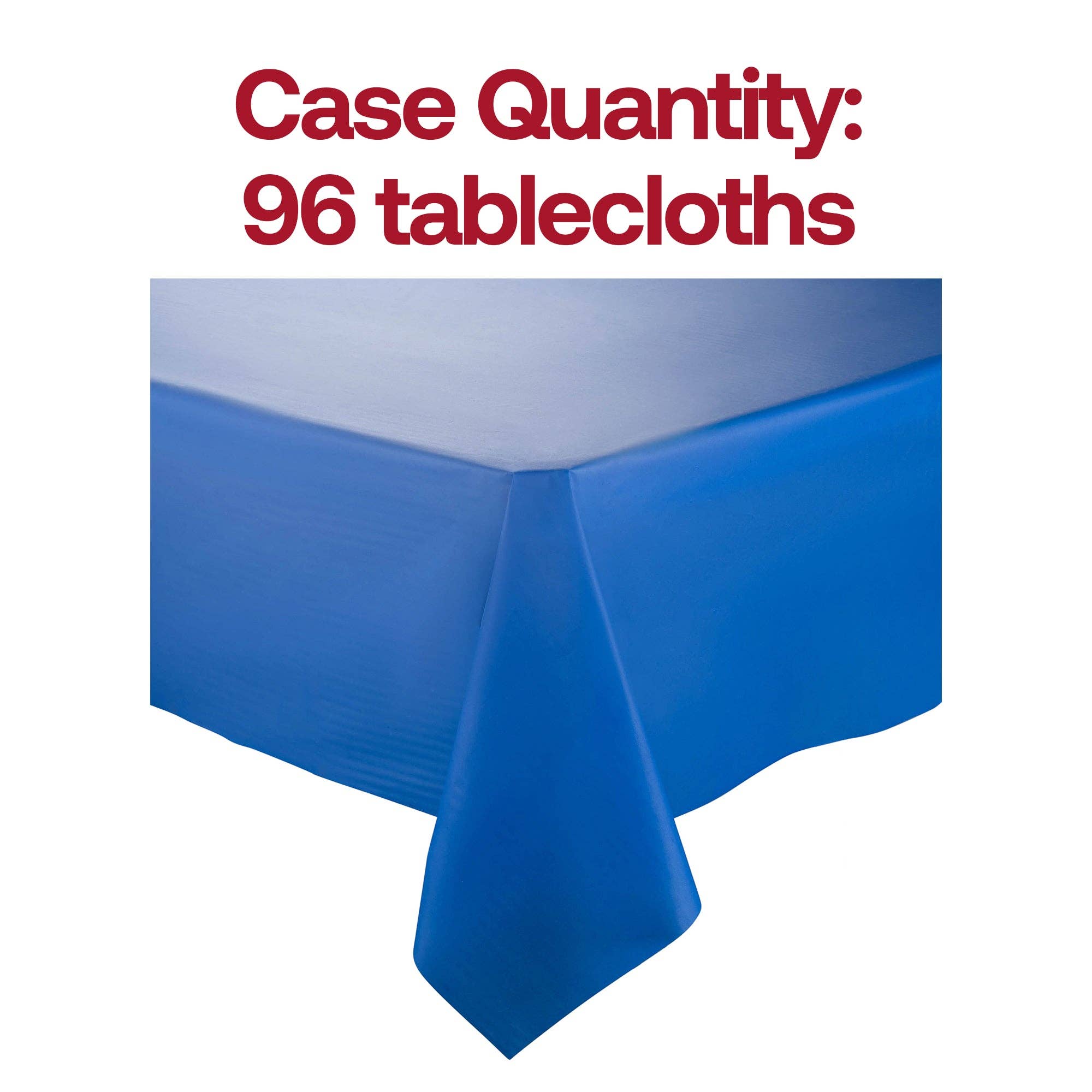 Smarty had a Party – wholesale Disposable table cover/runner – 54" x 108" Navy Plastic Tablecloths - 96 pcs2