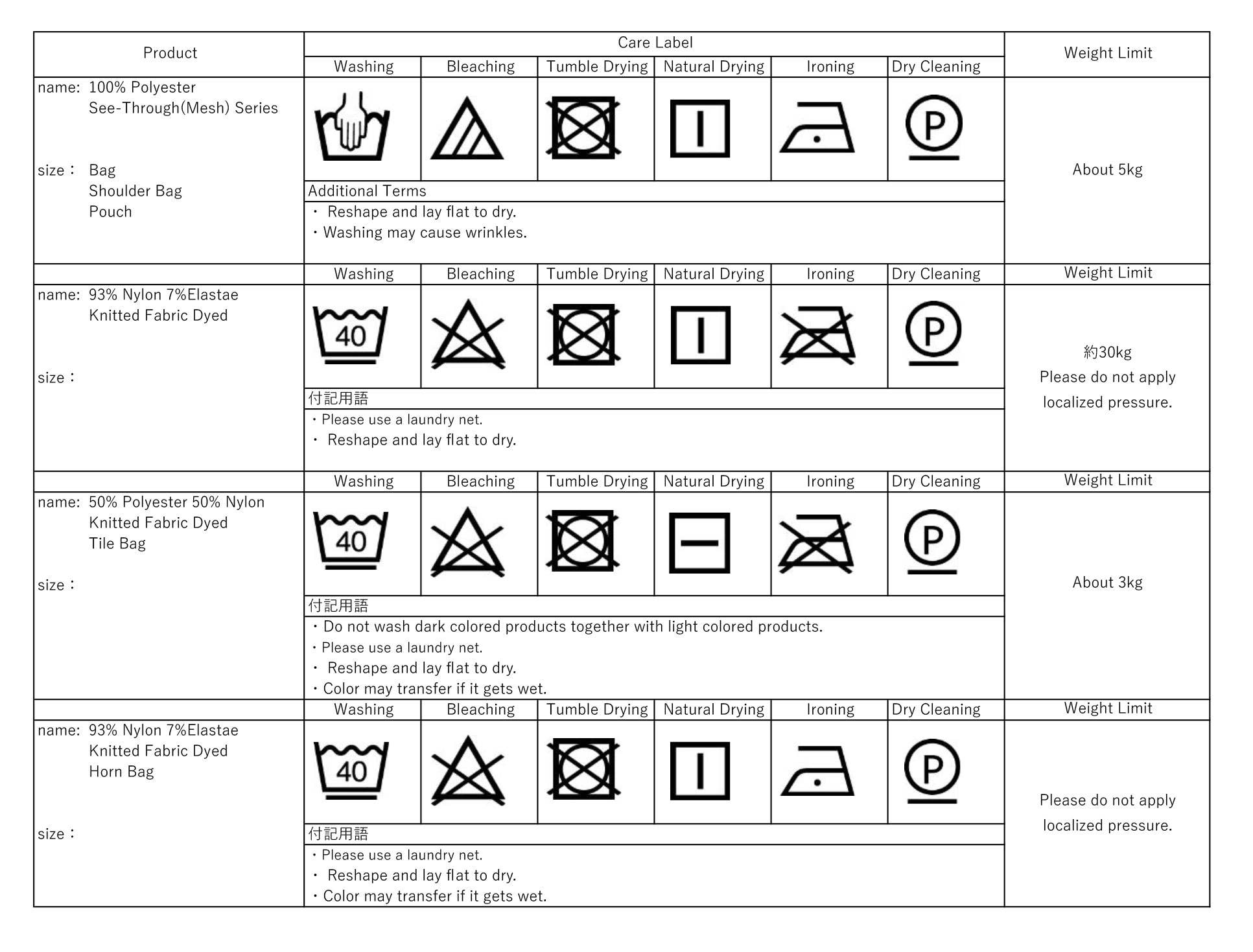 Ameico - Wholesale Tote Bag - Women's - Mate Mono - See Through Bag7