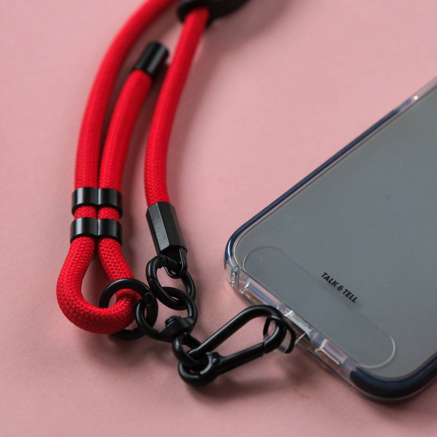 Talk and Tell - Venta al por mayor Correa para móvil - Correa de Teléfono Cruzada Roja1