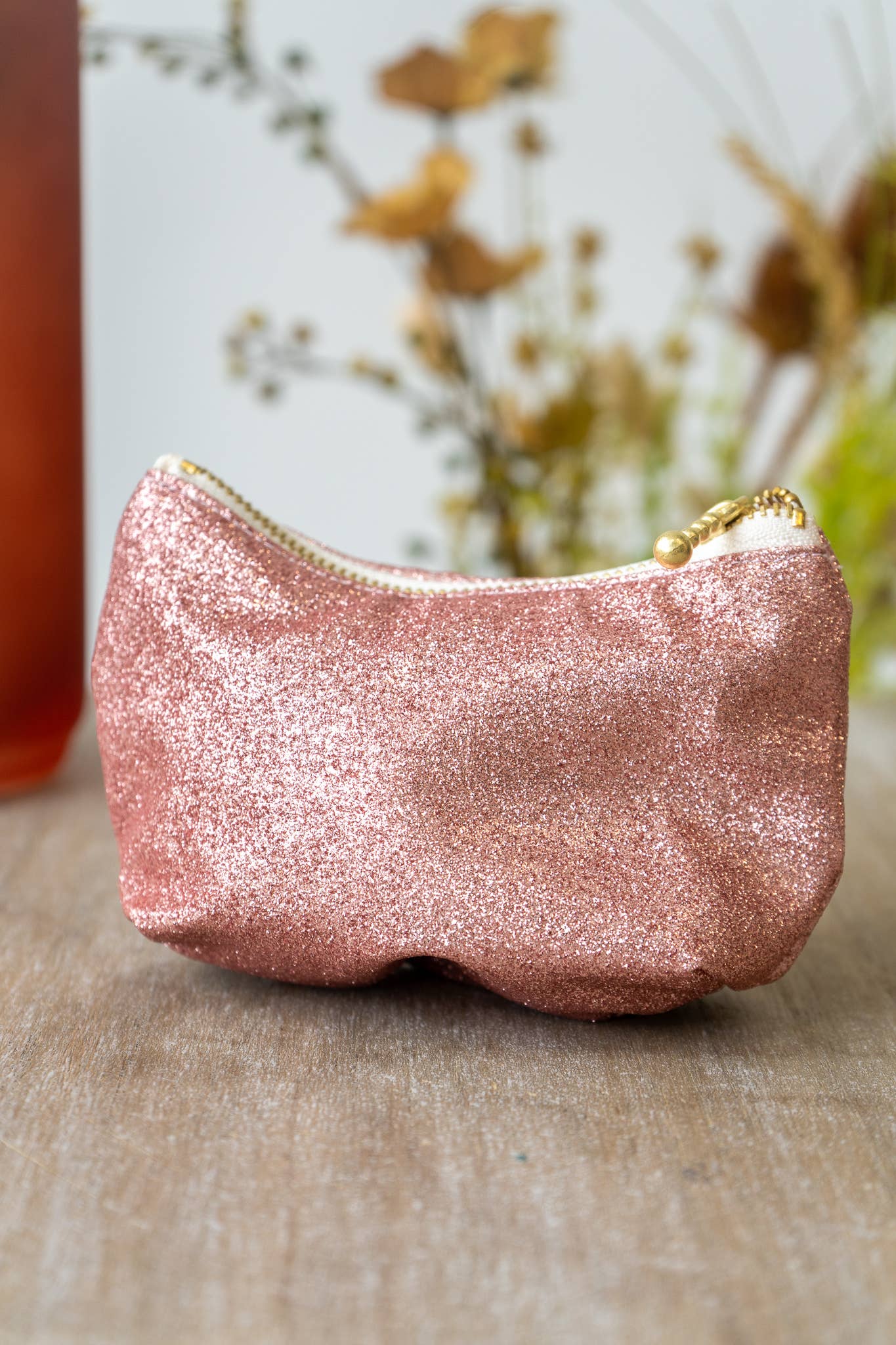 Ina Women - Vente Porte-monnaie – femme - Porte monnaie paillettes rose1