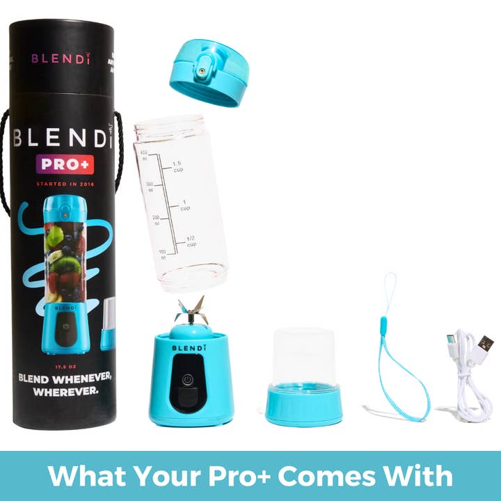 BLENDi – wholesale Blender – BLENDi Pro+ 17oz Turquoise Portable Blender Smoothie Maker2