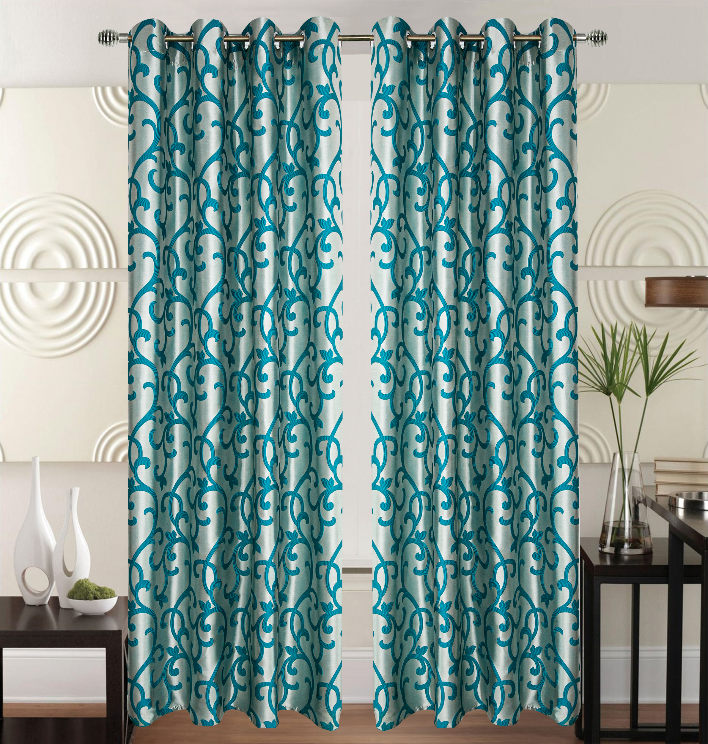 Super Bazaar - Venta al por mayor Cortinas - Cortina preparada con anillas - 140 x 240 cm10