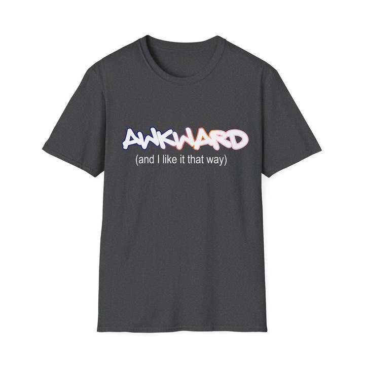 Unisex Softstyle Introvert Sarcastic Humor Graphic Tee for wholesale by Quixotic Caverns Trading Company