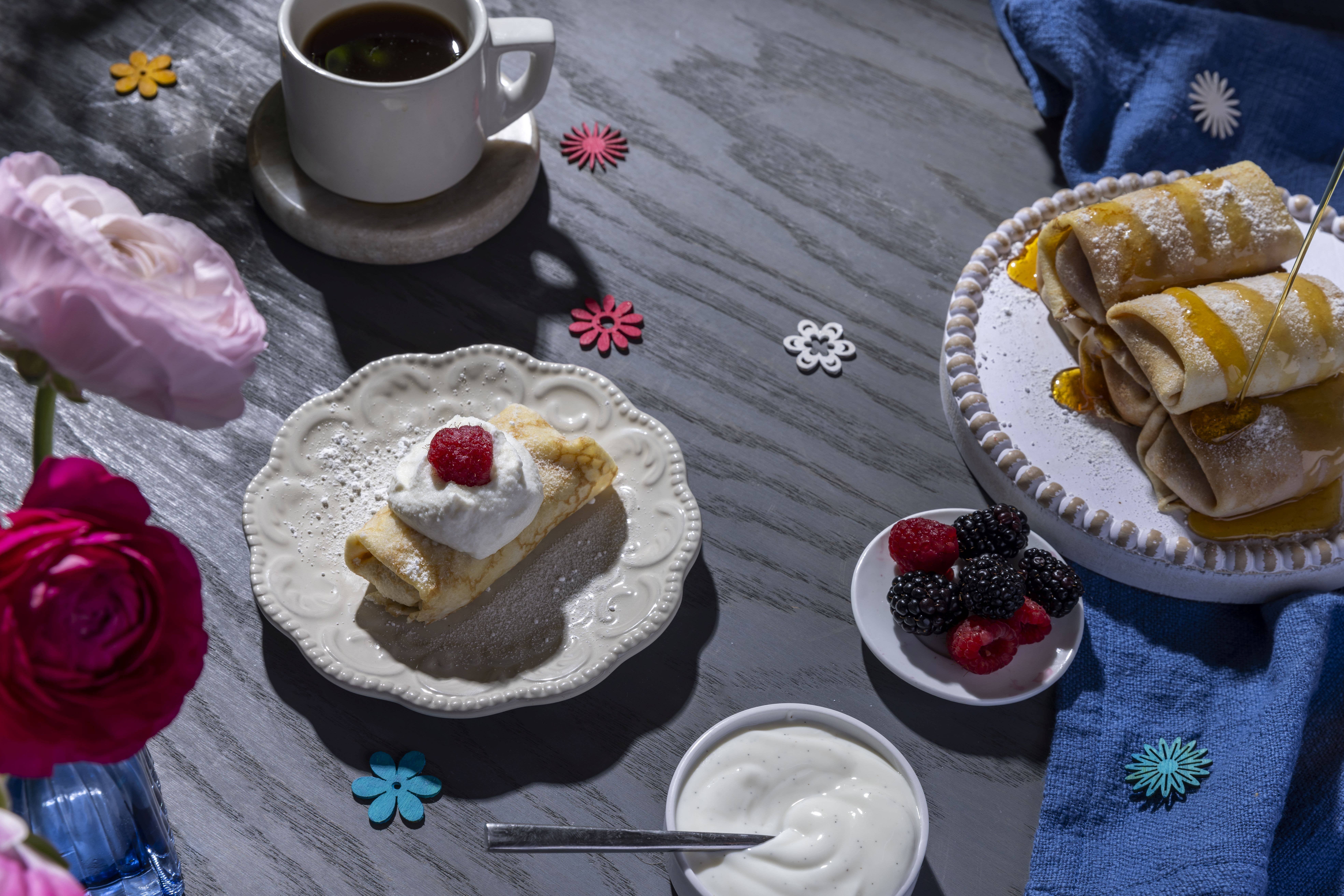 Ptashka - Wholesale Shelf Stable Prepared Meal - Bulk Farmer Cheese & Raisins Crepes 72ct Frozen Fully Cooked3