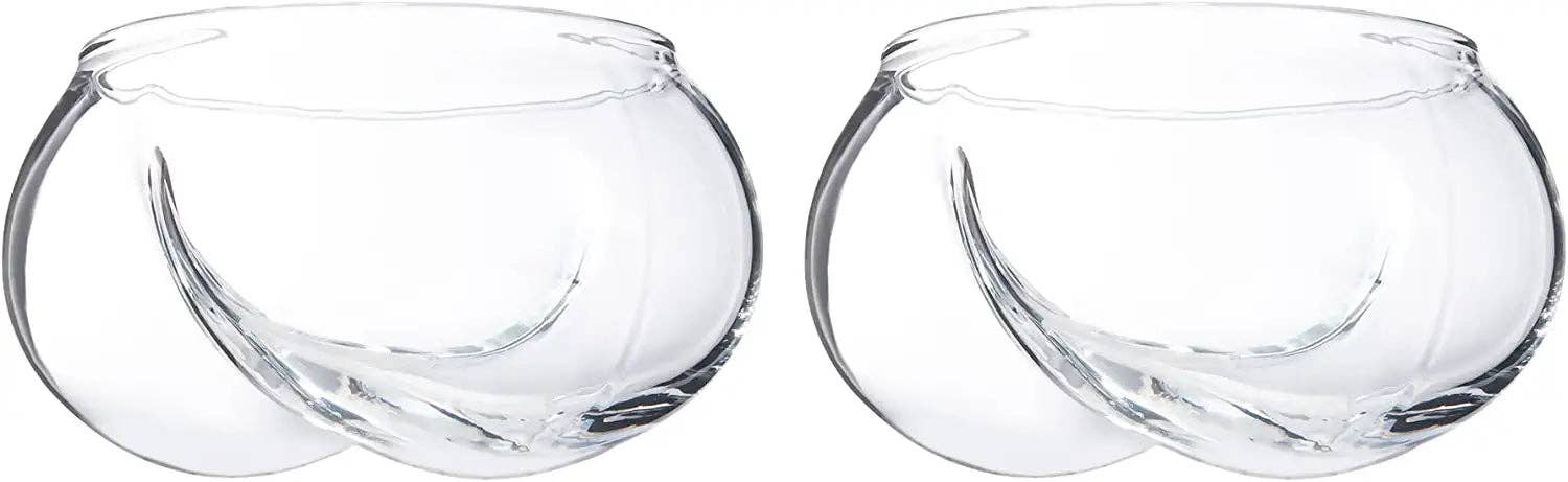 The Wine Savant /  Khen Glassware - Wholesale Cocktail/Liquor Glass - Penis Deez Nuts Drinking Wine & Whiskey Glasses, Set of 22