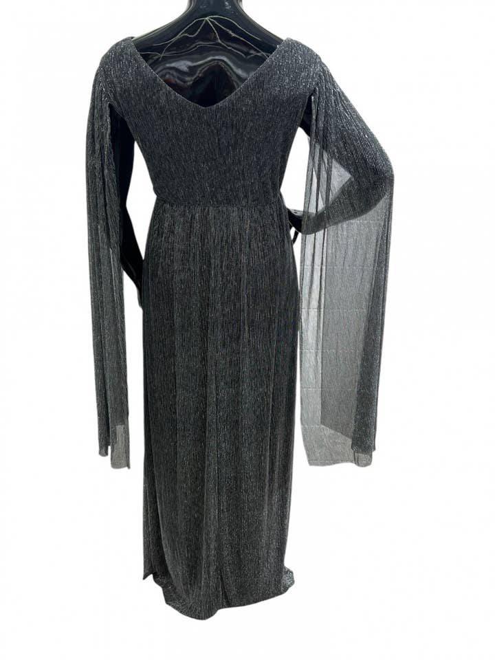 Eva & Lola - Epsilonn - Wholesale Dress - Women's - HM2476QS - Plus Size V Neck Long Dress5