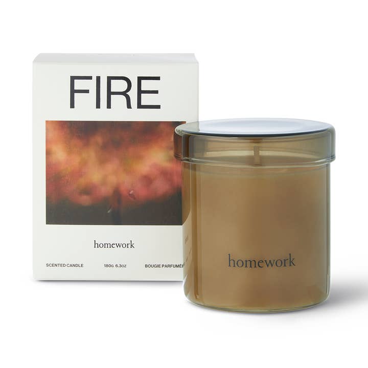Homework - Wholesale Jar/Filled Candle - Fire Candle - 180g0