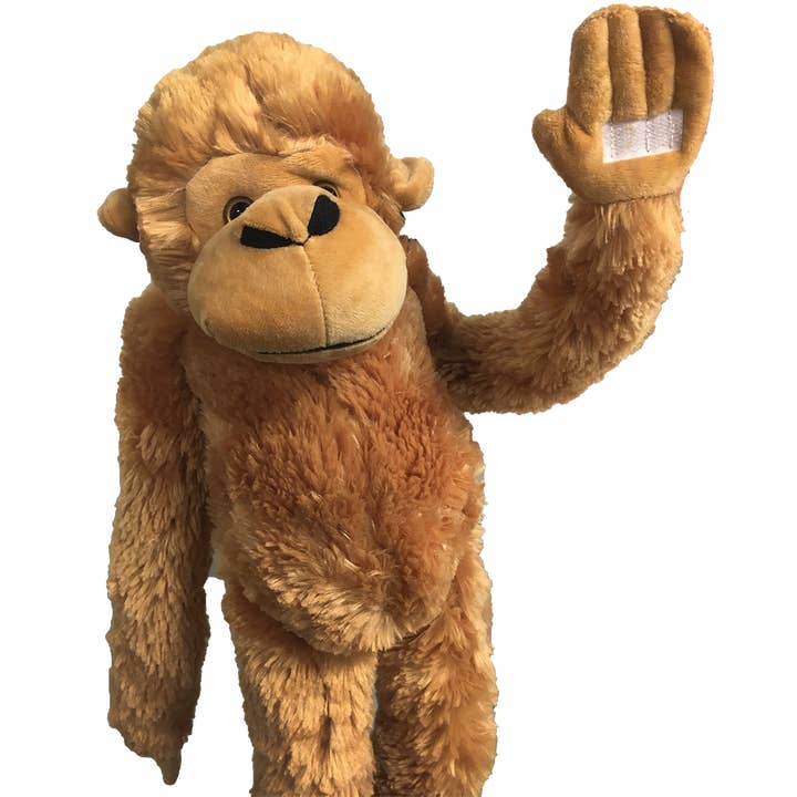 Texas Toy Distribution - Wholesale Stuffed/Plush Toy - Kids & Baby - Monkey with Velcro Hands 24" Plush Stuffed Animal4