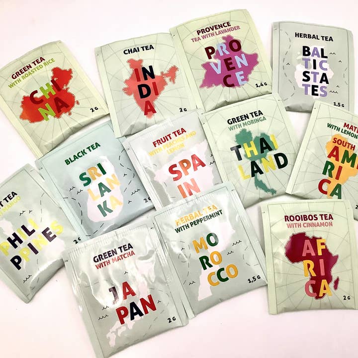All Little Cute Things - Wholesale Tea bags - Teas from Around the World. Variety Assortment Tea packets
