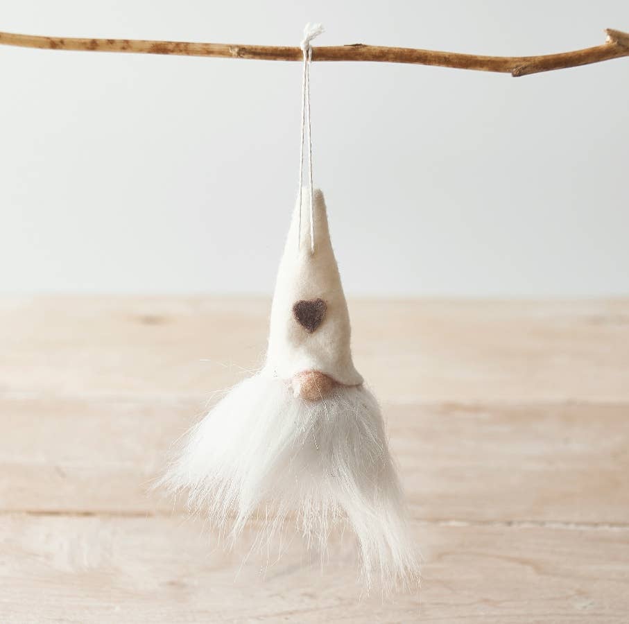 Gainsborough Giftware x Portland Living - Venta al por mayor Conjuntos de adornos - Colgadores Gonk blanco/gris, 10 cm 2