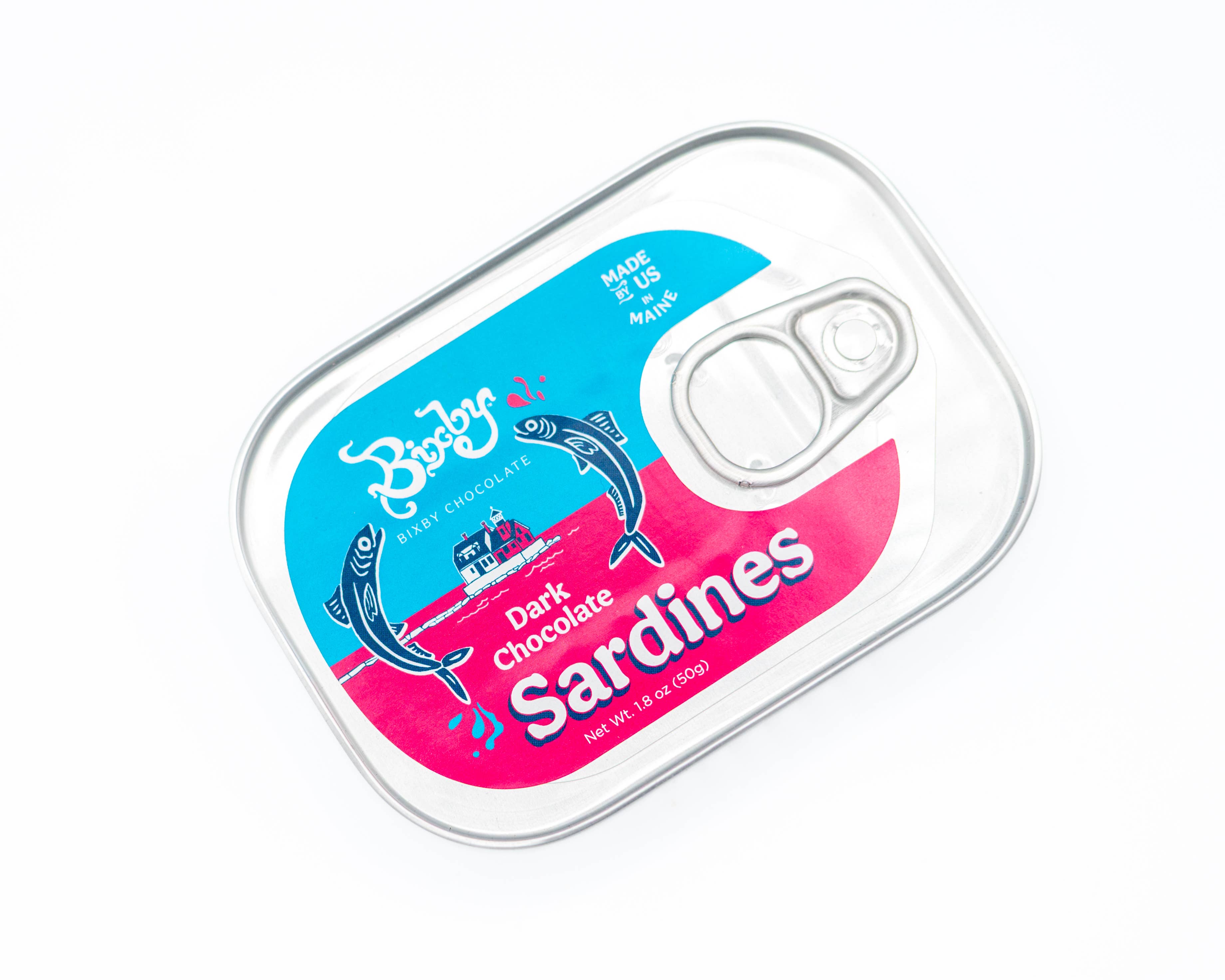 Bixby Chocolate - Wholesale Chocolate - Dark Chocolate Sardines 1