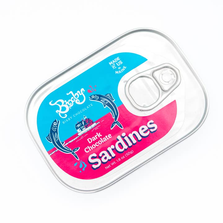 Bixby Chocolate - Wholesale Chocolate - Dark Chocolate Sardines 1