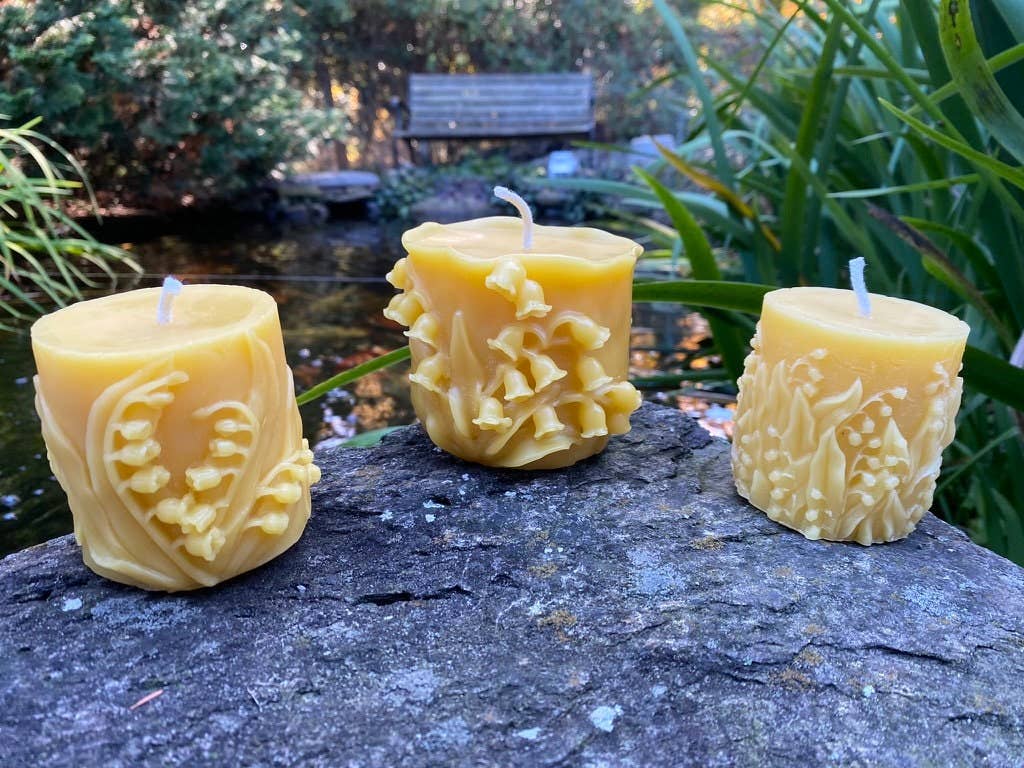 Bees Light Candles - Wholesale Pillar Candle - Wandering Lily Beeswax Candle Set4