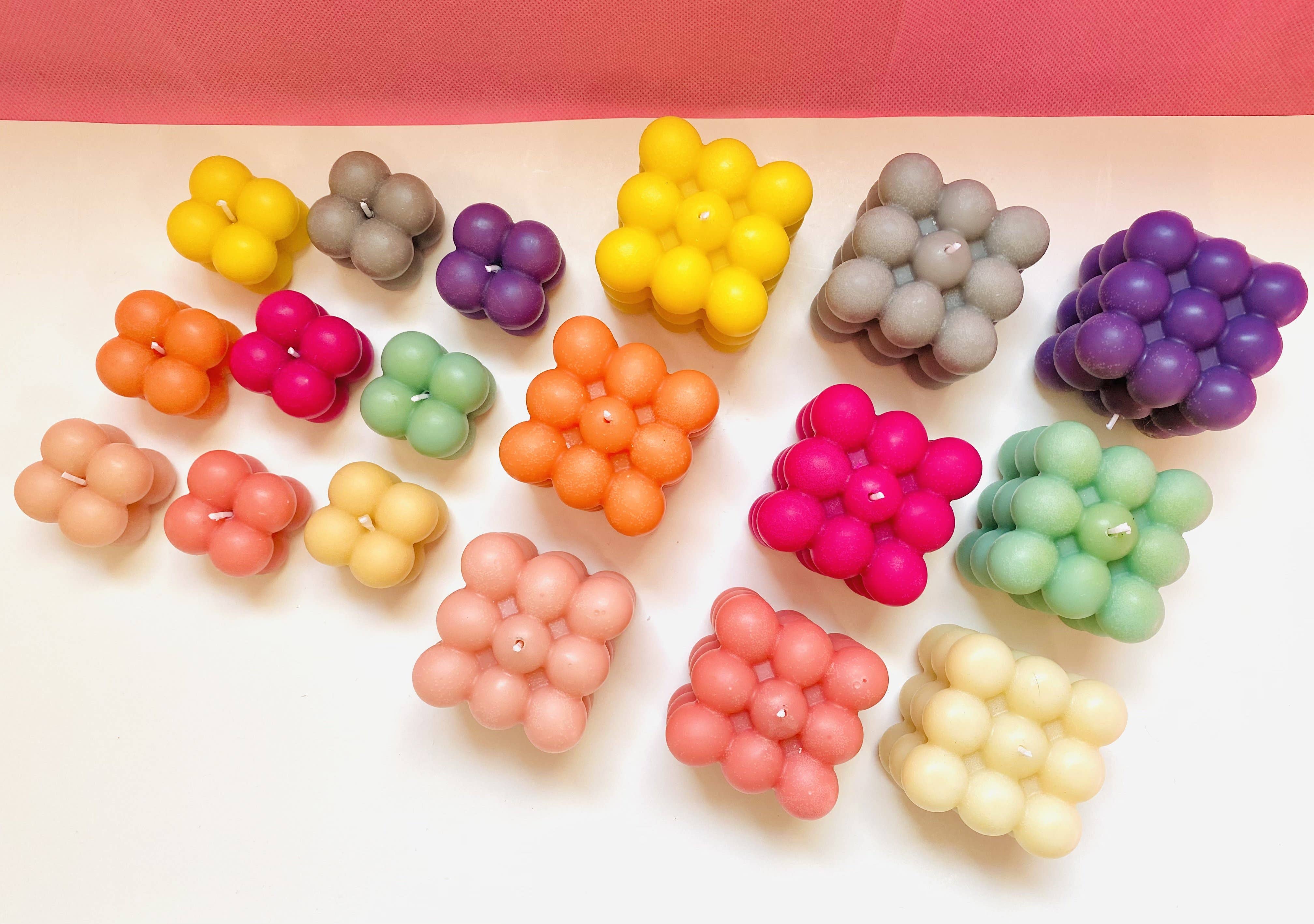 Maple + Love - Wholesale Novelty Candle - Colourful Bubble Beeswax Candle2