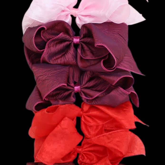 Giant Crinkle satijnen strikstrook voor wholesale door Bows Arts