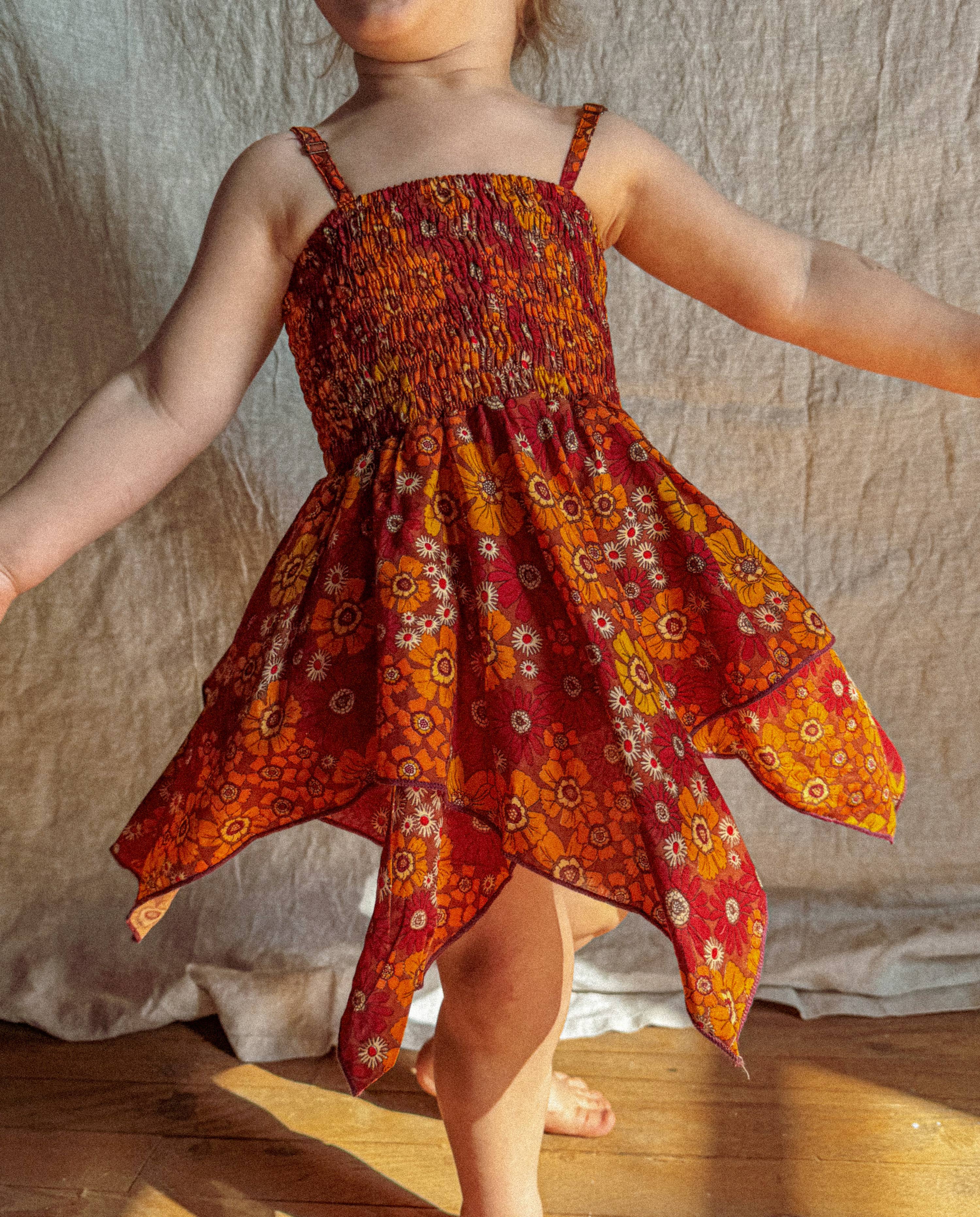 Gardenbelle Shop - Wholesale Dress - Kids - Baby Toddler Fairy Dress, Hippie Boho Kids Flower Dress 5