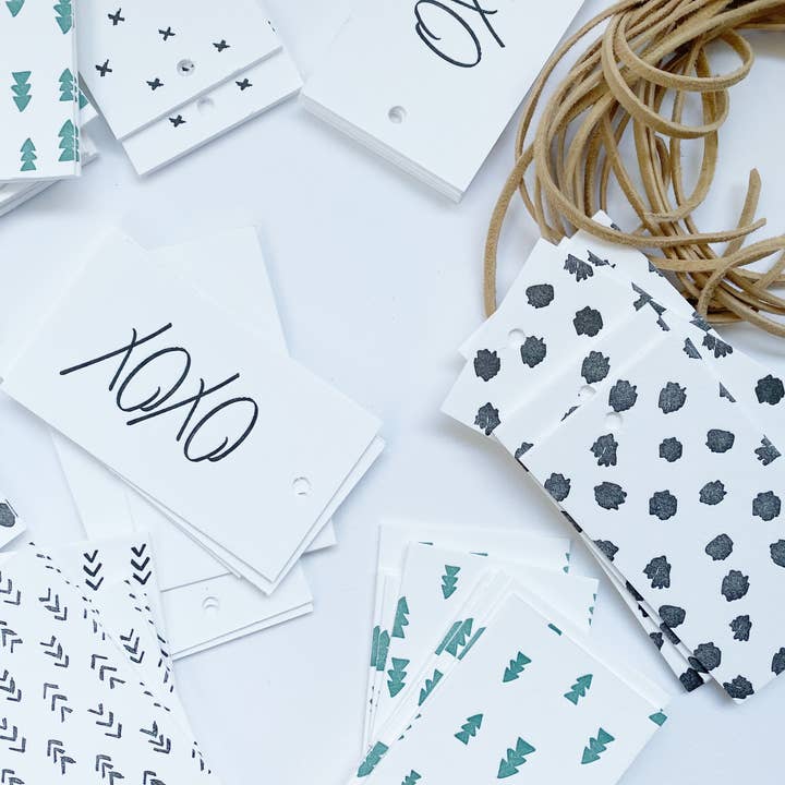 Black OXOX GIft Tags for wholesale on Faire1