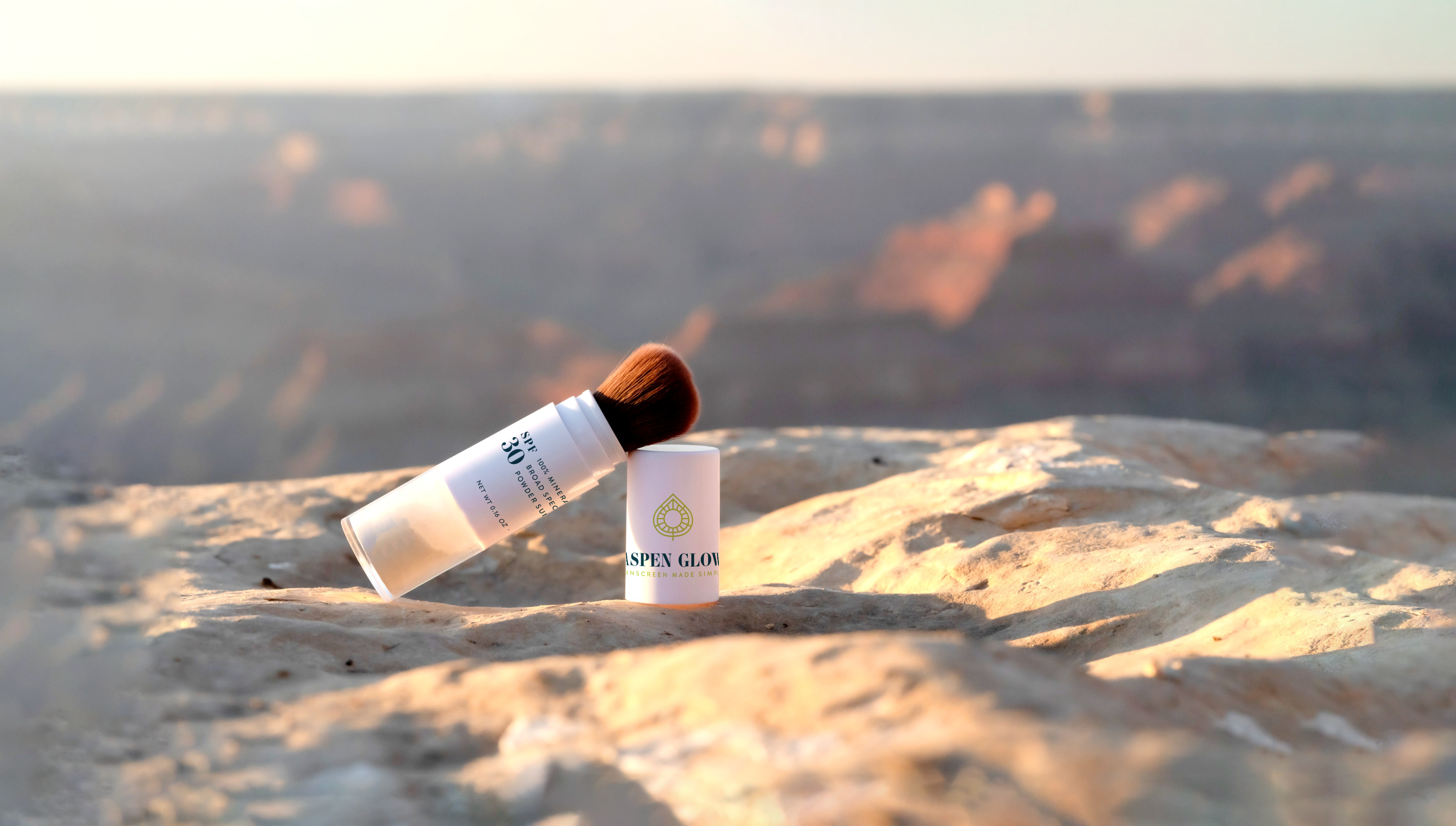 Aspen Glow - Vente Crèmes solaires - Écran solaire minéral en poudre SPF 30 – propre, sûr pour les récifs, pratique2