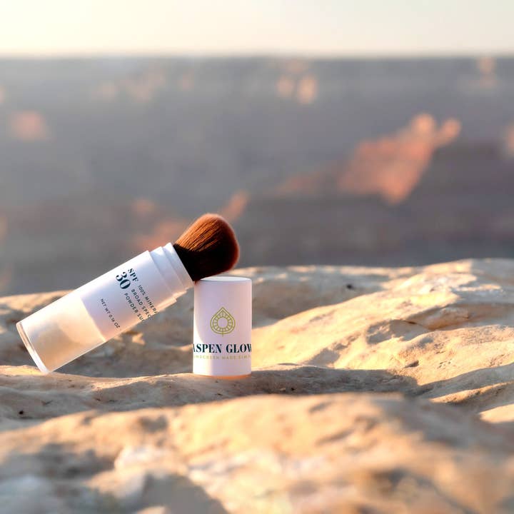 Aspen Glow - Wholesale Sunscreen - Mineral Pwd Sunscreen SPF 30 – Clean, Reef-Safe, Convenient2