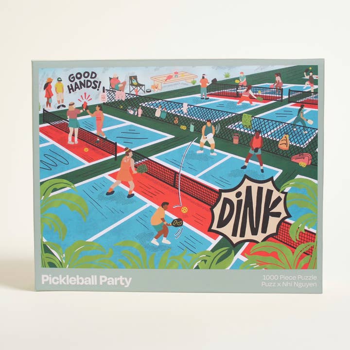 Pickleball Party - 1,000 Piece Jigsaw Puzzle for wholesale by Puzz