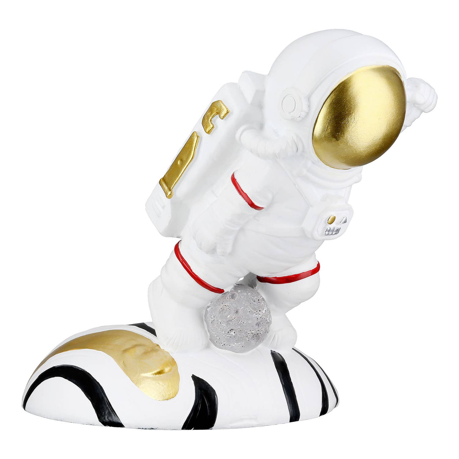 gold white Wine bottle holder Voyager gold-colored H. 17 cm, set of 2 for wholesale on Faire1