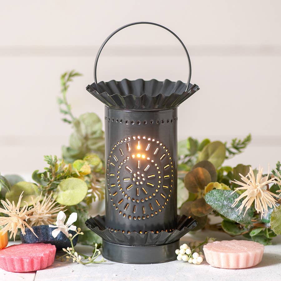 Irvin's Tinware - Wholesale Wax Warmer - Mini Wax Warmer with Chisel in Country Tin2