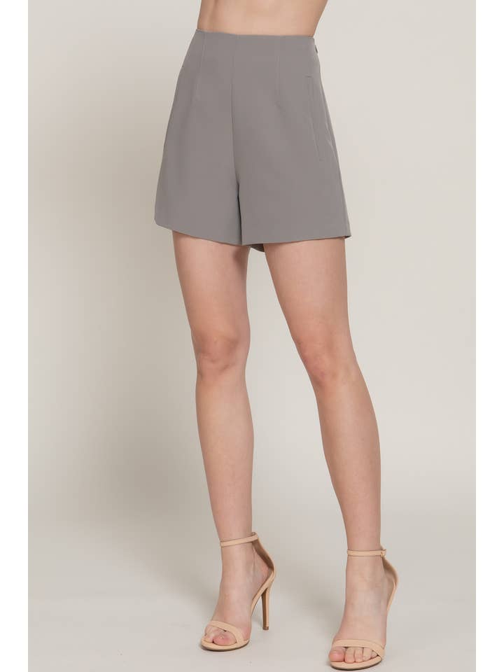 Active Basic | Active USA – wholesale Shorts – Dam – Shorts med hög midja Pinktuck2