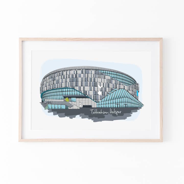 Tottenham Hotspur Stadium, Spurs Print for wholesale by Moo & Snip