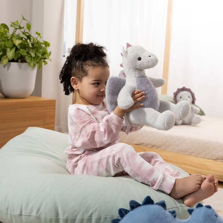 Coco Village – Großhandel Kuschel-/Plüschtier – Kind & Baby – Dino Plüschspielzeug - Grauer Drache6