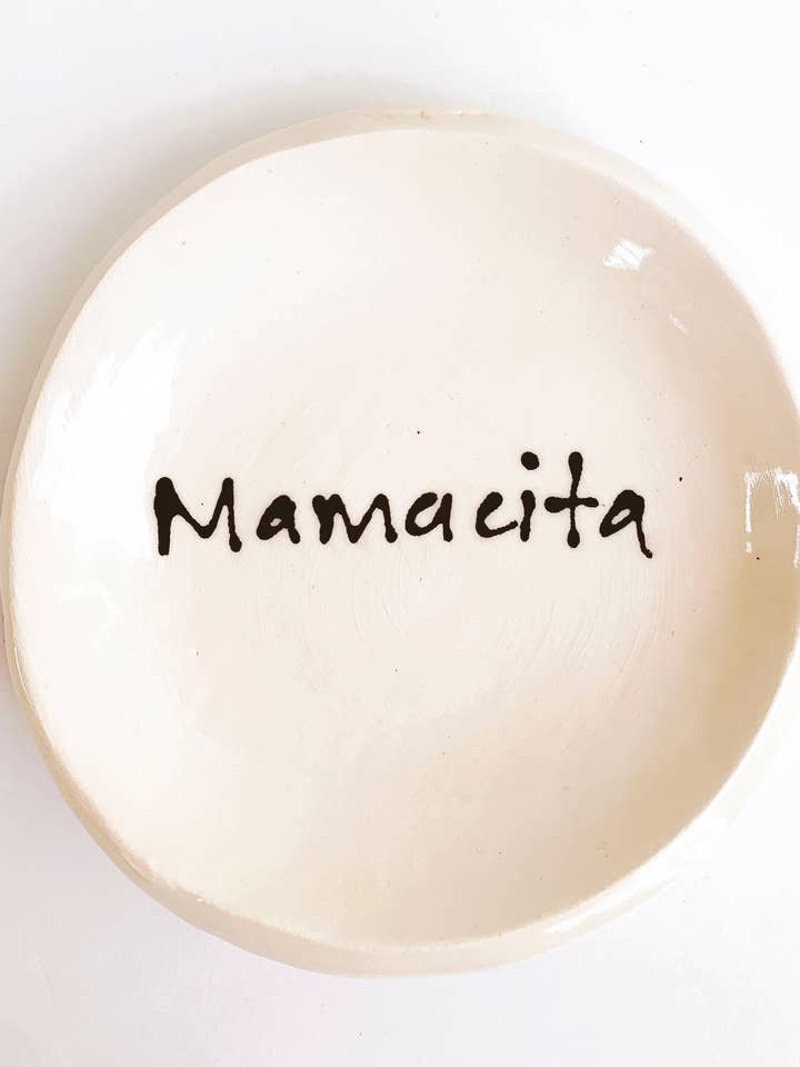 Mamacita Ring Dish for wholesale by Luna Reece Ceramics