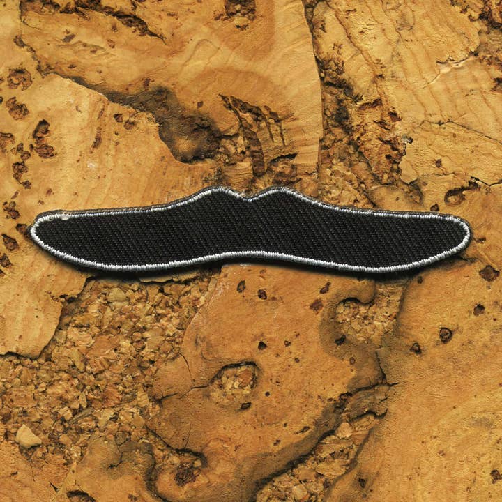 Tribal Trade GmbH - Wholesale Patch - Mustache thin curved mustache sticker patch8