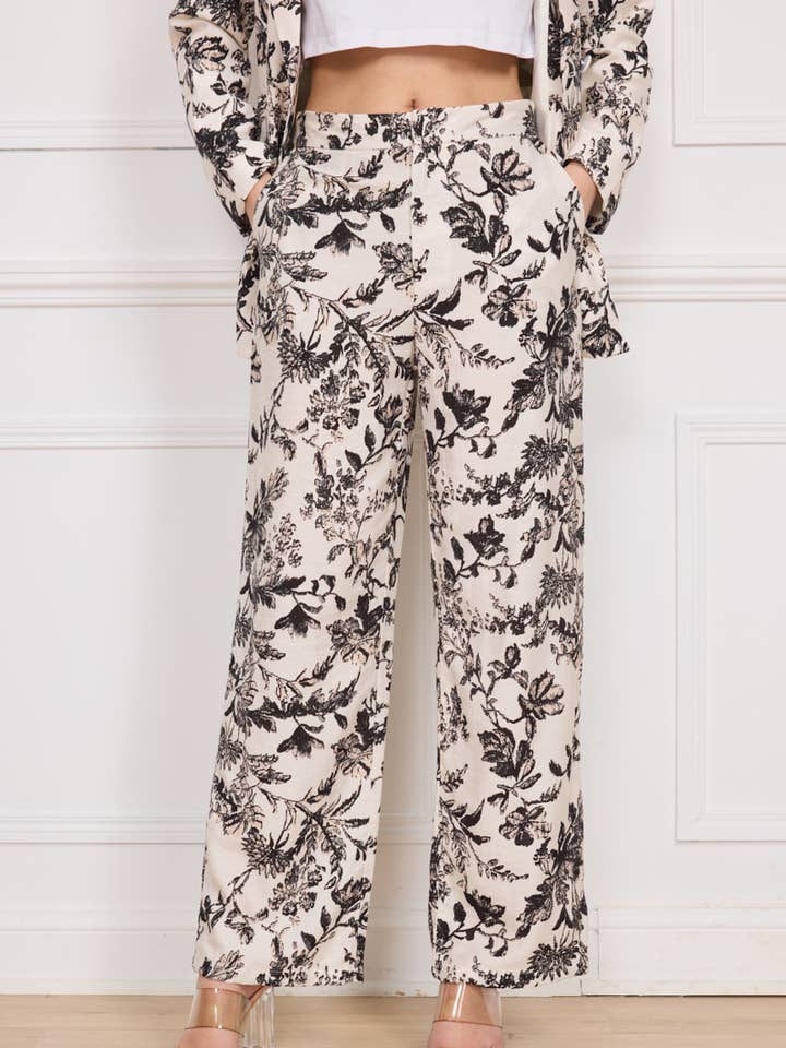 Gemusterte Hose E8007 für den Großhandel von KICHIC