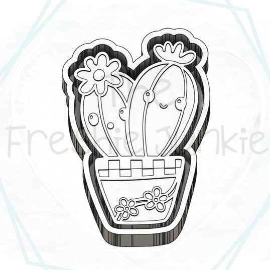 *NYHET* Groovy Kaktuskruka Freshie Form för wholesale av The Freshie Junkie, LLC