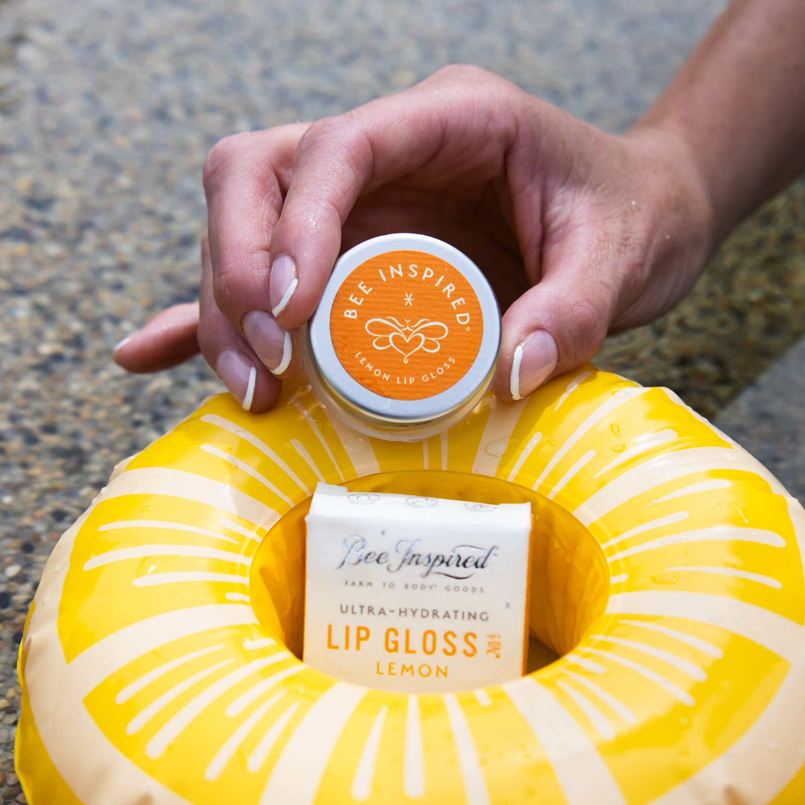 Bee Inspired - Wholesale Lip Gloss - Lemon Lip Gloss | Ultra-Hydrating Botanicals & Beeswax9
