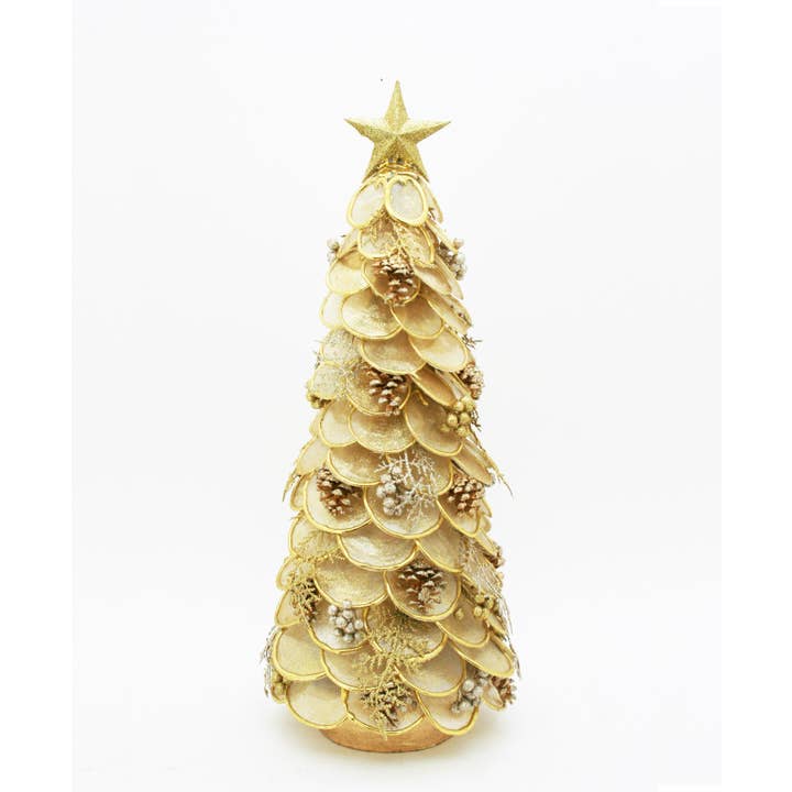 Golden Capiz Tree for wholesale by Seasonal by Contrast Inc.