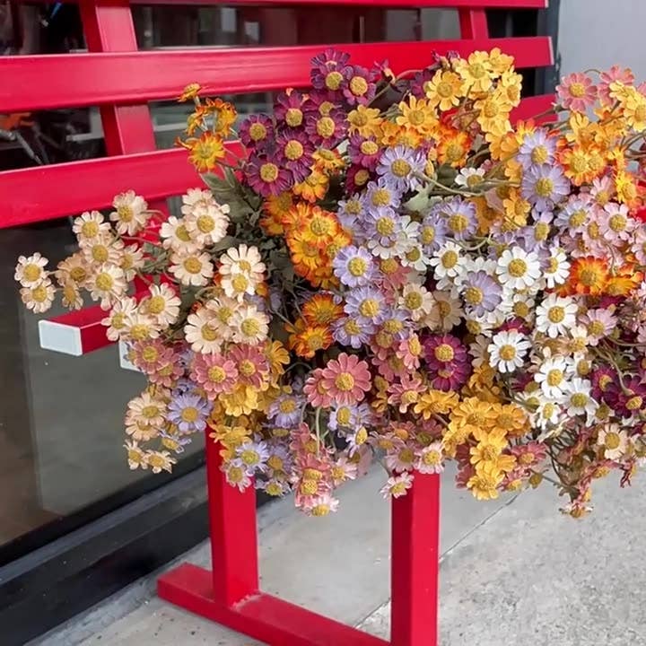 ACCITY - Wholesale Artificial Flowers - Autumn Long Stem Daisy Artificial Flower Bouquet_CWMM65109