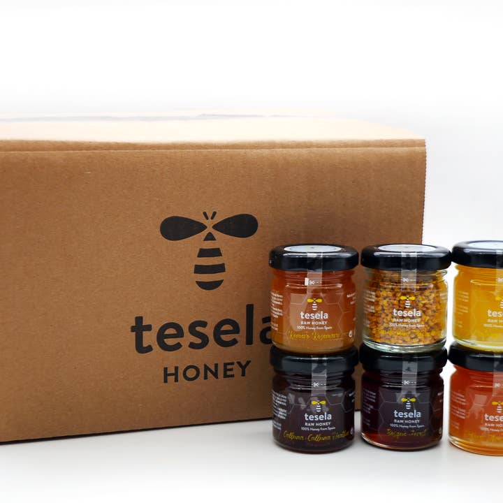 TESELA NATURA, S.L. - Wholesale Honey - Box of 40 honey and pollen tiles