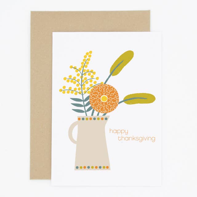 Vaser Bukett Thanksgiving Kort för wholesale av Madame Annie et Fils