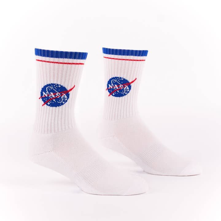 Out of This World Ribbed Crew Socks for wholesale by Sock it To Me