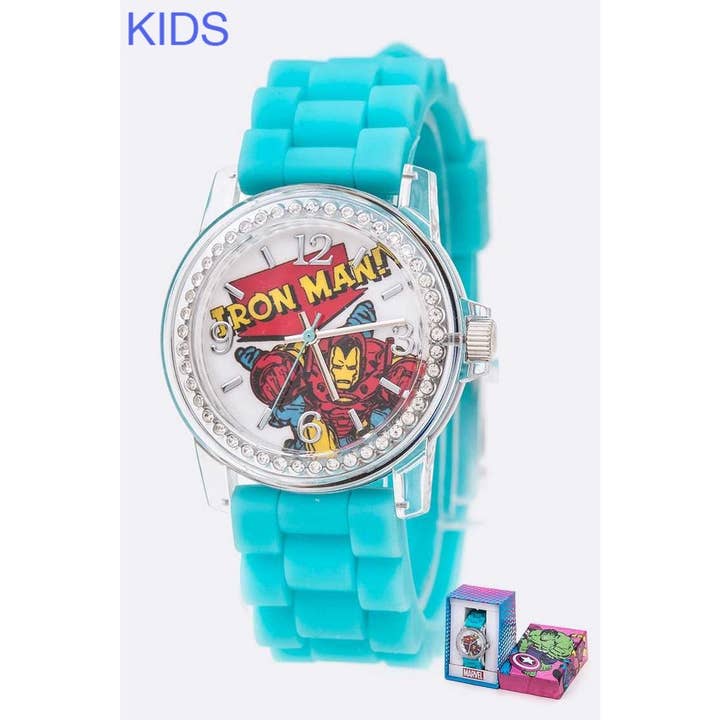 Iron Man Marvel Jelly Band Børneur Gavesæt for engroshandel hos Paperdoll