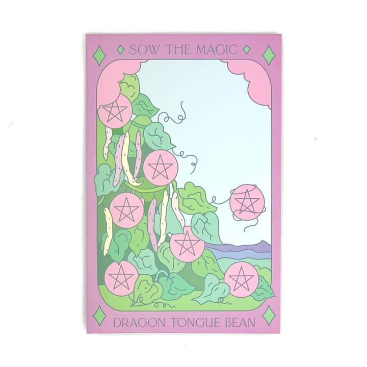 Dragon tunga buske bönor tarot utsäde paket för wholesale av Sow the Magic