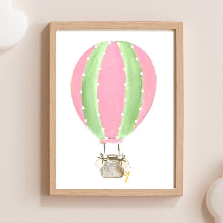 Kunstwerk voor de kwekerij van de luchtballon | Afdrukken voor wholesale door claire jordan designs