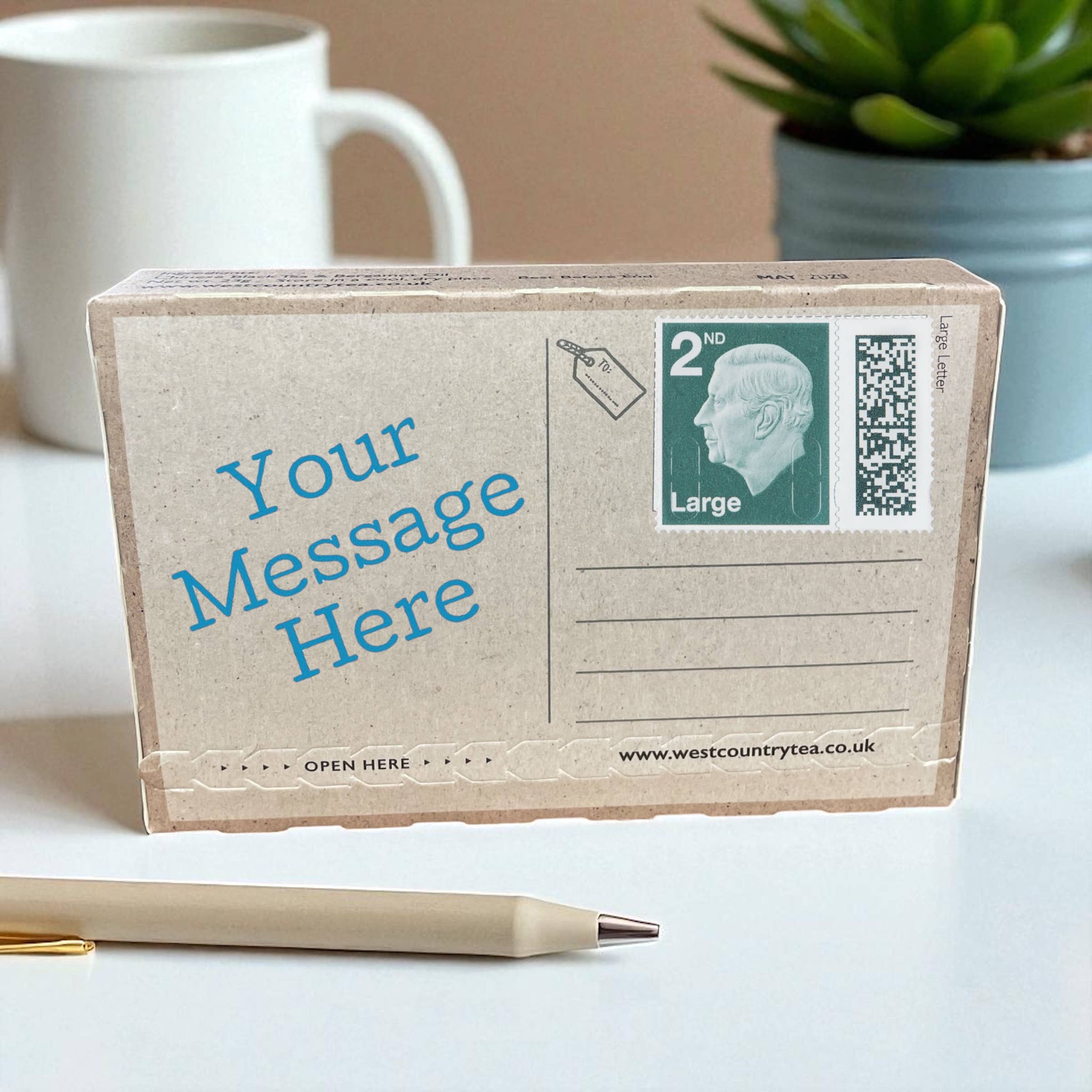 Westcountry Tea Co. – wholesale Tea bags – Westcountry Breakfast Tea Get Well Soon novelTEAcard Gift2