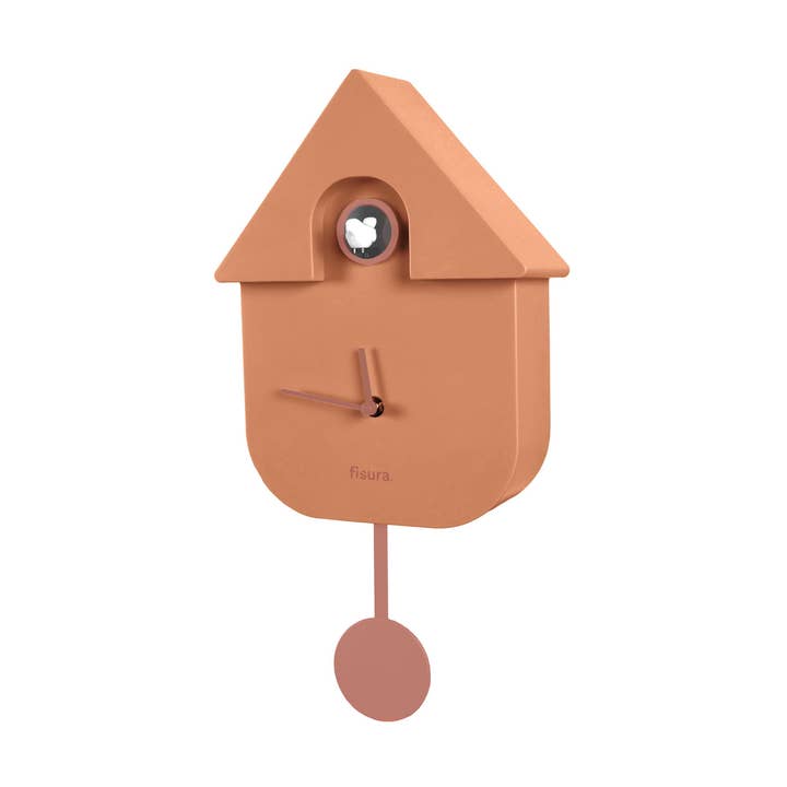 Cuckoo Clock Casita - Terracotta for wholesale by Fisura