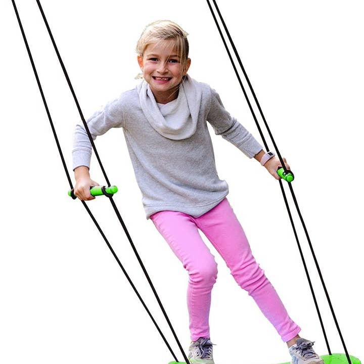 Swurfer Kick Plastic Swingboard - Green for wholesale by Flybar, Inc