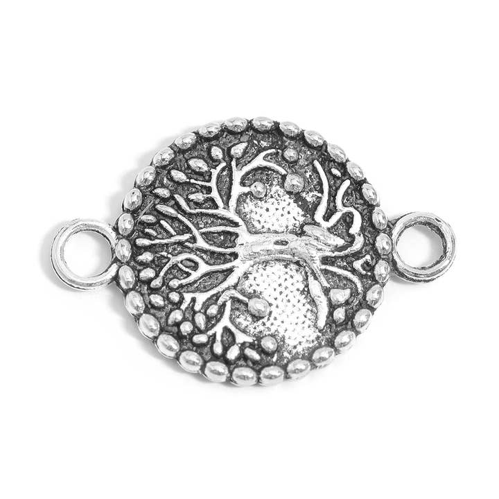 Round Tree of Life Charm for wholesale by WJW