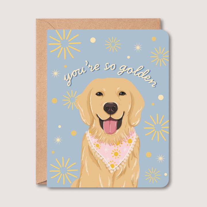 Du är Golden Pup-kort för wholesale av Little Willow