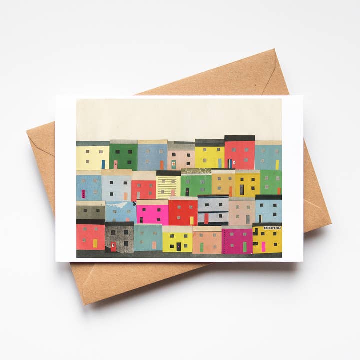 Brighton Greeting Card for wholesale by Cassia Beck